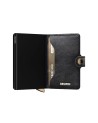 Secrid - Portafoglio uomo in pelle trapuntata Premium Miniwallet Emboss Diamond