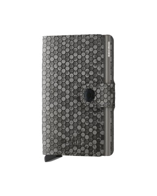 Secrid - Portafoglio uomo in pelle e alluminio Miniwallet