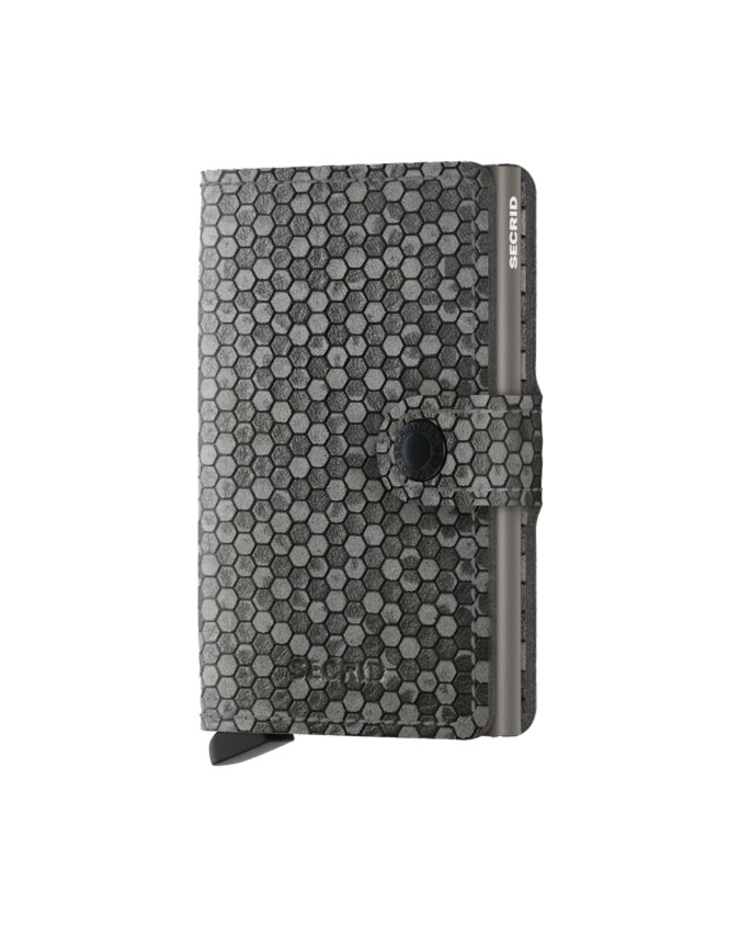  Secrid - Portafoglio uomo in pelle e alluminio Miniwallet