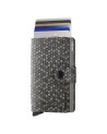 Secrid - Miniwallet Hexagon Men's Leather and Aluminum Wallet