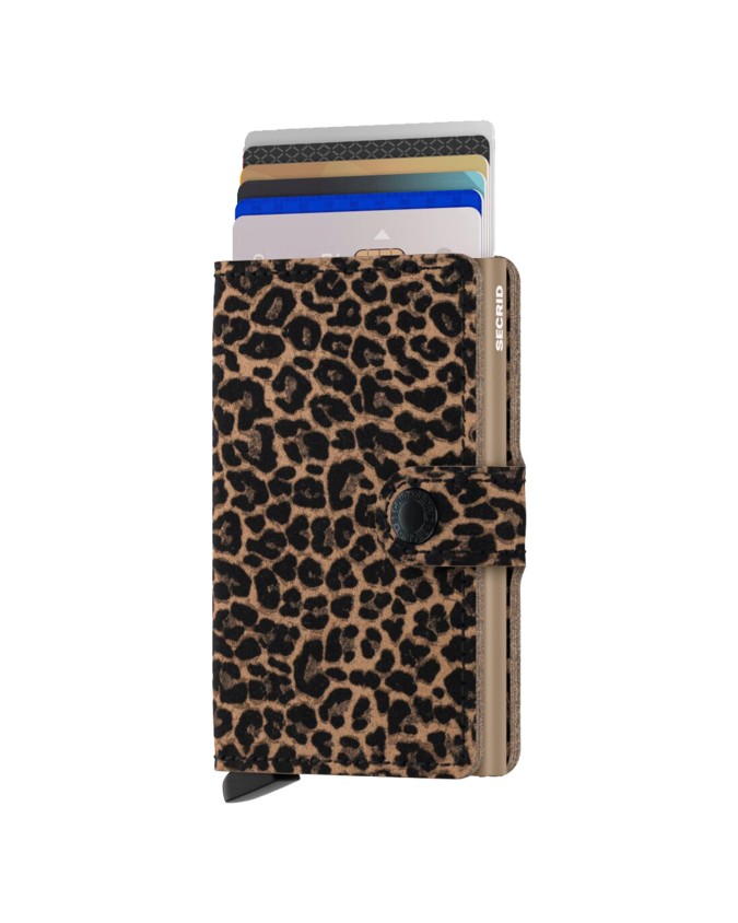  Secrid - Portafoglio in pelle e alluminio Miniwallet Leo