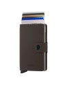 Secrid - Portafoglio piccolo in pelle e alluminio Miniwallet Matte