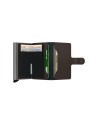 Secrid - Portafoglio piccolo in pelle e alluminio Miniwallet Matte