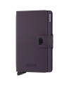 Secrid - Portafoglio piccolo in pelle e alluminio Miniwallet Matte