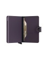 Secrid - Portafoglio piccolo in pelle e alluminio Miniwallet Matte