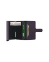 Secrid - Portafoglio piccolo in pelle e alluminio Miniwallet Matte
