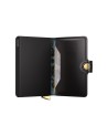 Secrid - Portafoglio uomo in pelle e alluminio Miniwallet Stitch