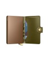 Secrid - Portafoglio uomo in pelle e alluminio Miniwallet Stitch