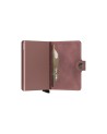 Secrid - Miniwallet Vintage Wallet in Ombré Leather and Aluminum