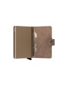 Secrid - Portafoglio in pelle sfumata ed alluminio Miniwallet Vintage