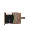Secrid - Portafoglio in pelle sfumata ed alluminio Miniwallet Vintage