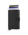 Secrid - Kleine Brieftasche aus Rindsleder und Aluminium Miniwallet Yard