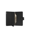 Secrid - Kleine Brieftasche aus Rindsleder und Aluminium Miniwallet Yard