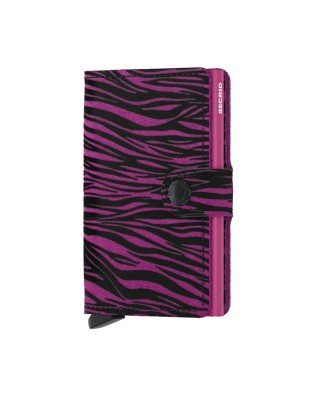  Secrid - Portafoglio piccolo in pelle alluminio Miniwallet