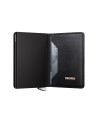 Secrid - Portafoglio in pelle e alluminio Premium Slimwallet Emboss Lines