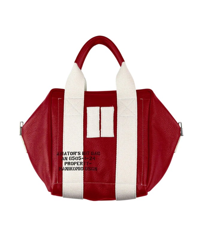  Manikomio Design – Borsa a mano in pelle con due manici