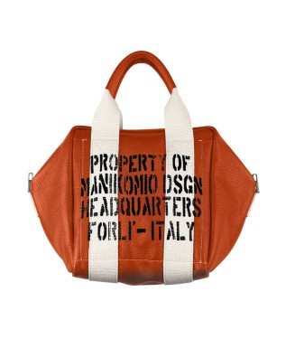  Manikomio Design – Borsa a mano in pelle con due manici