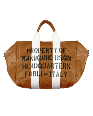  Manikomio Design - Borsa a mano media in pelle 38 Genuine