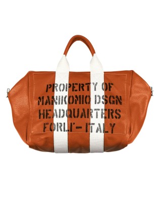  Manikomio Design - Borsa a mano media in pelle 38 Genuine
