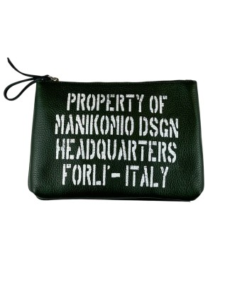 Manikomio Design - Clutch Tg M in pelle Genuine Leather