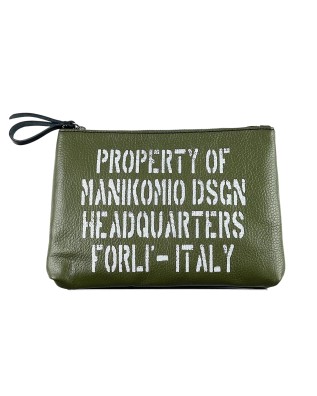 Manikomio Design - Clutch Tg M in pelle Genuine Leather