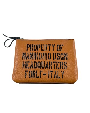 Manikomio Design - Clutch Tg M in pelle Genuine Leather