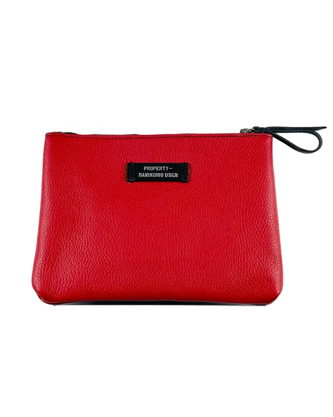 Manikomio Design - Clutch Tg M in pelle Genuine Leather