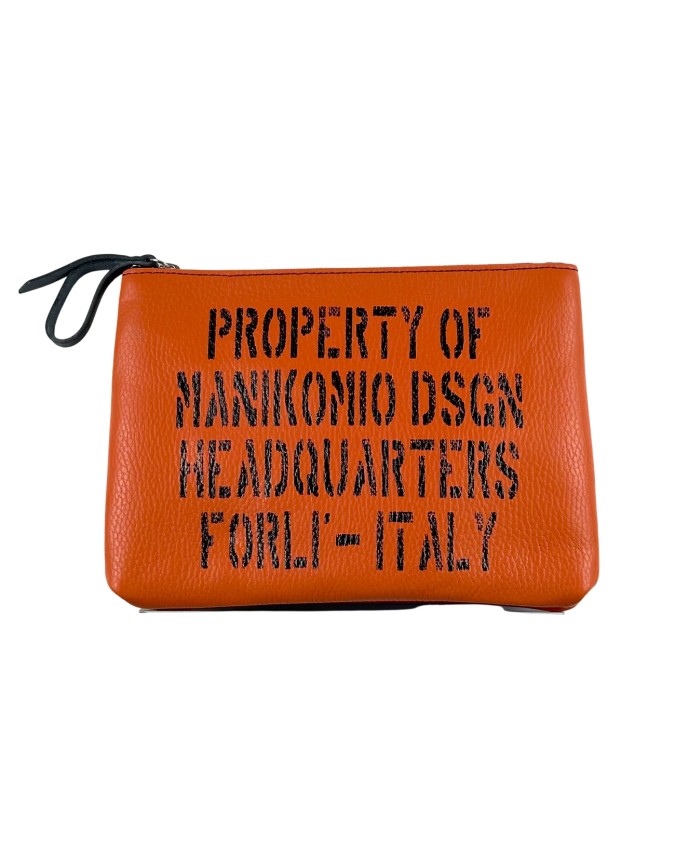 Manikomio Design - Clutch Tg M in pelle Genuine Leather
