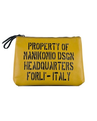 Manikomio Design - Clutch Tg M in pelle Genuine Leather