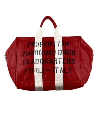  Manikomio Design - Borsa a mano con doppio manico grande in