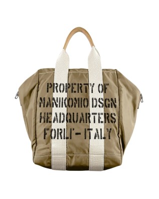 Manikomio Design - Borsa verticale con tracolla in nylon vela Fly TT