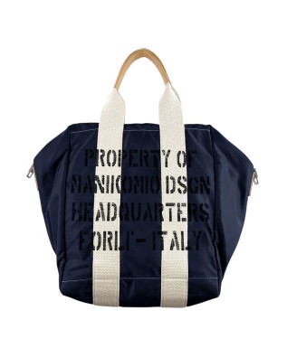 Manikomio Design - Borsa verticale con tracolla in nylon vela Fly TT