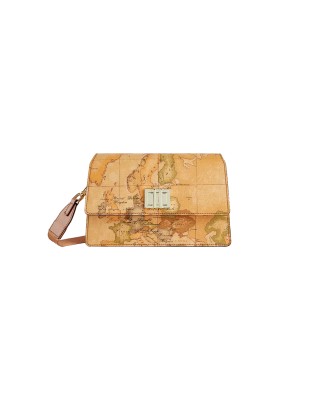  Alviero Martini Prima Classe - Tracollina con patta e logo 1C