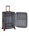 Roncato – Move 64 cm Medium 4-Wheel Expandable Polyester Trolley