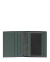 Piquadro - Kreditkartenetui aus Leder Black Square