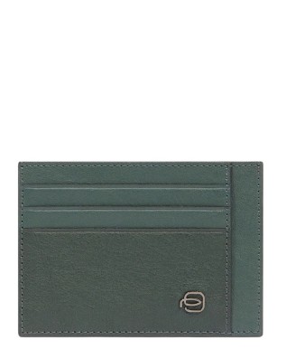 Piquadro - Bustina porta carte di credito in pelle Black...