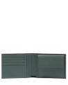 Piquadro - Portafoglio uomo con portamonete in pelle Black Square
