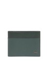 Piquadro - Men's Black Square Leather Wallet with Coin Pocket