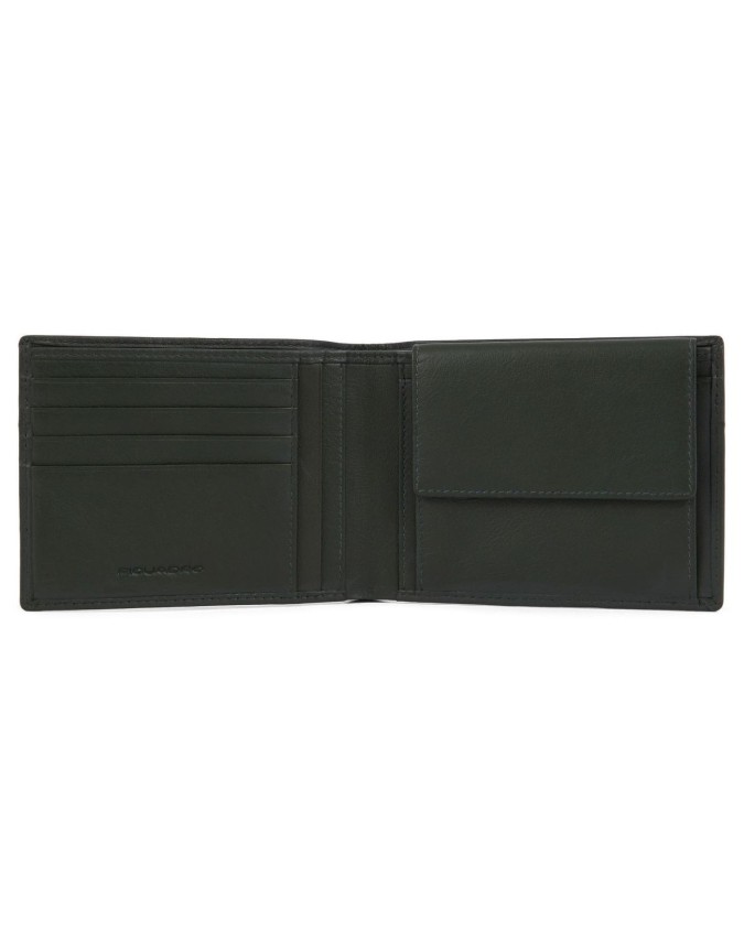 Piquadro - Herren-Lederbrieftasche...