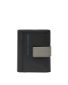 Piquadro - Urban Pocket-Sized Leather Wallet with Coin Pocket