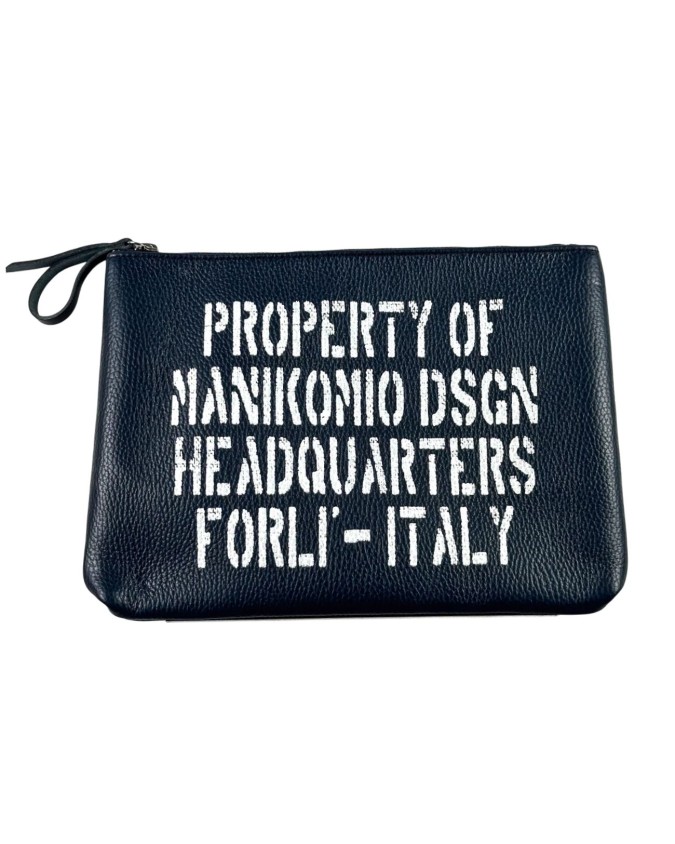  Manikomio Design - Clutch Tg M in pelle Genuine Leather
