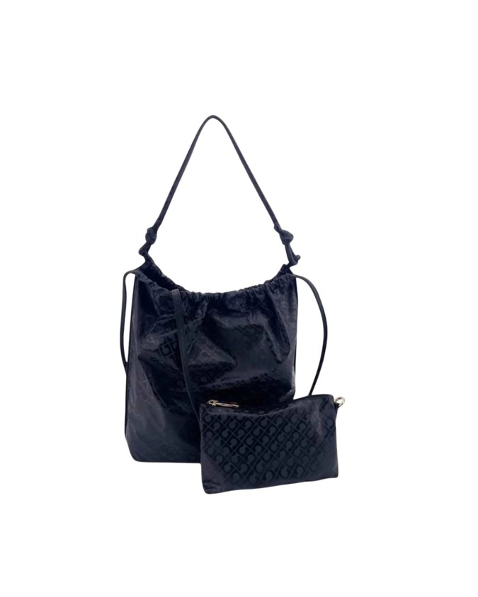 Gherardini - Borsa a spalla Hobo media in tessuto softy