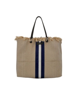  Manikomio Design - Shopper in Cotone e Pelle N°2
