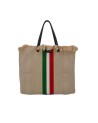  Manikomio Design - Shopper in Cotone e Pelle N°2