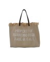  Manikomio Design - Shopper in Cotone e Pelle N°2