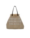  Manikomio Design - Shopper in Cotone e Pelle N°2