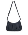 Borbonese – Small OP Croissant fabric shoulder bag