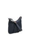 Borbonese – Small OP Croissant fabric shoulder bag