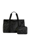 Alviero Martini Prima Classe - Foldable Travel Bag with Geo Soft Black Mini Toiletry Bag