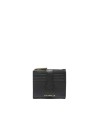Coccinelle - Small women's wallet with credit card slots, Metallic Soft